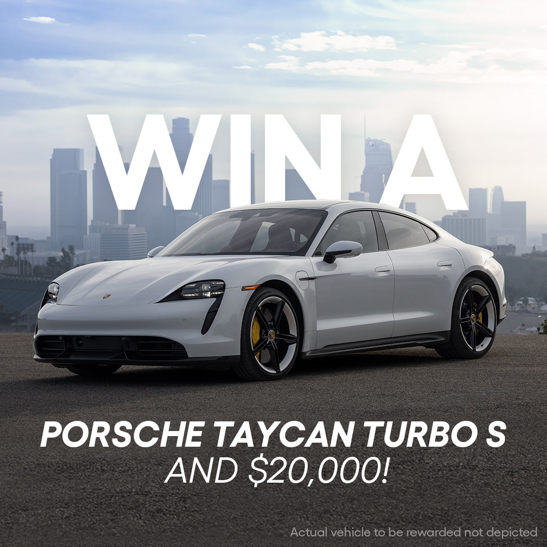 Win a 2021 Porsche Taycan Turbo S and 20 000